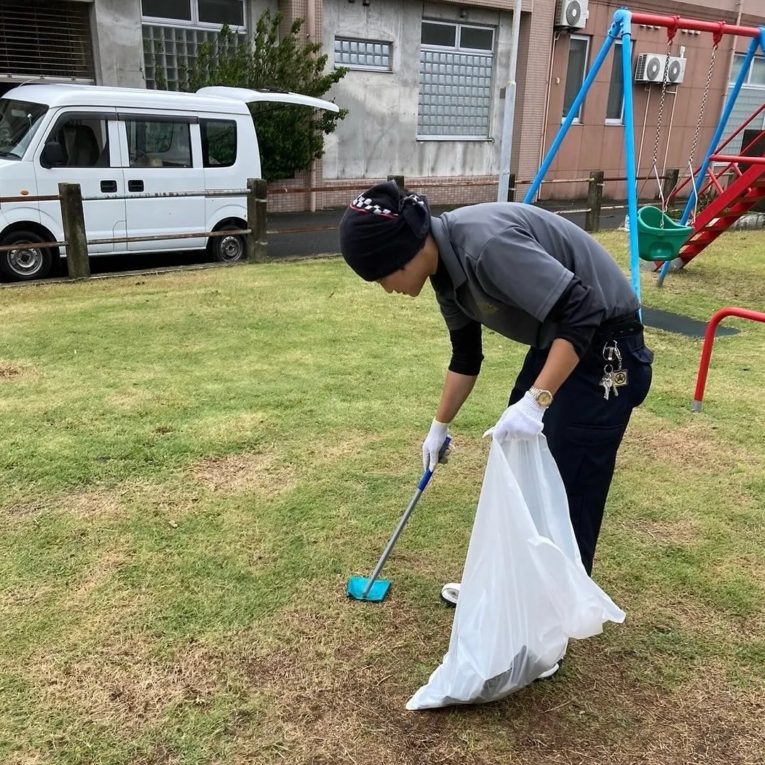 ✨【台風10号(サンサン)の影響に伴い清掃活動をしました】✨